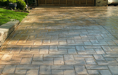 Driveway Powerwashed and Sealed